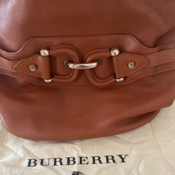 Burberry Brown Leather Horsebit Hobo - Picture 5 of 16